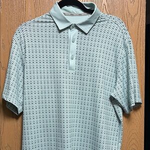 Men's Light Blue Patterned Polo Shirt Walter Hagen 11